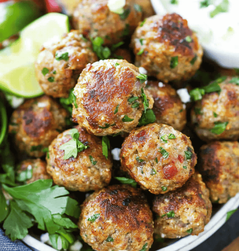 Greek Turkey Meatballs