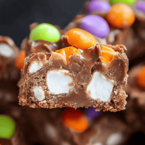 Halloween Marshmallow Bars