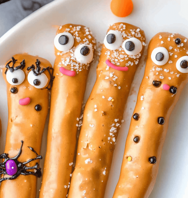 Halloween Pretzel Rods