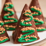 Homemade Reeses Peanut Butter Christmas Trees