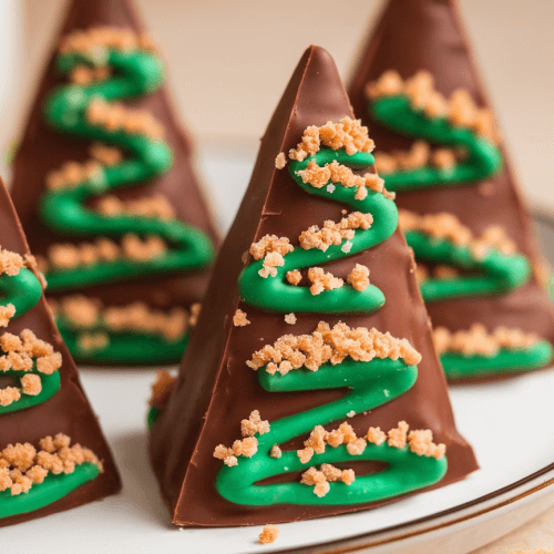 Homemade Reeses Peanut Butter Christmas Trees