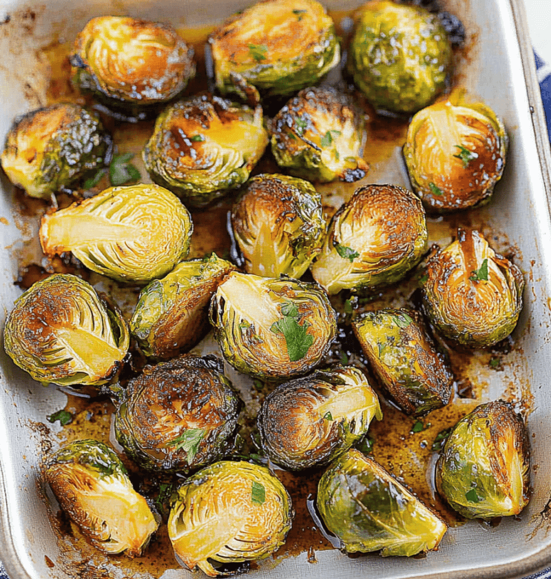 Honey Balsamic Brussels Sprouts