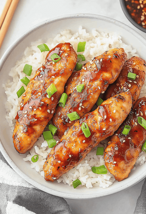 Honey Garlic Chicken Tenders