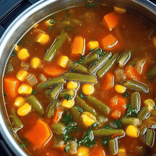 Instant Pot Vegetable Soup