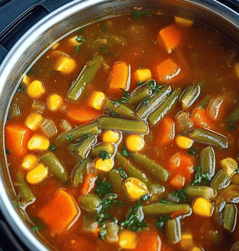 Instant Pot Vegetable Soup