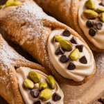 Italian Cream Stuffed Cannoncini