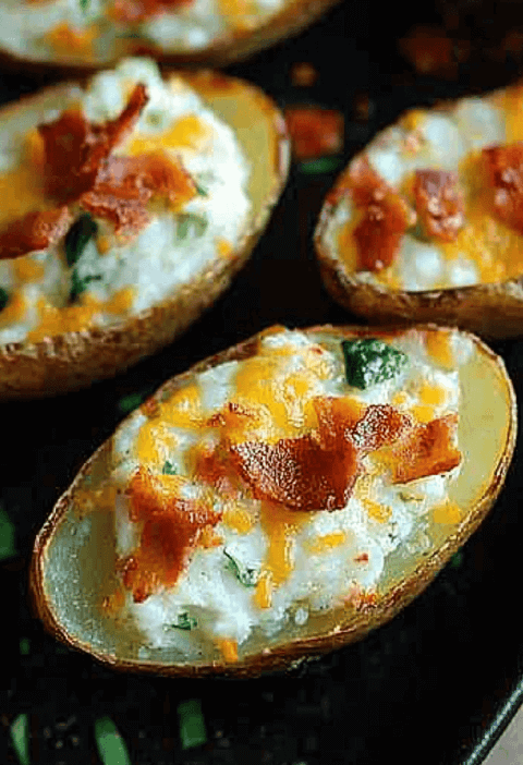 Jalapeno Popper Potato Skins