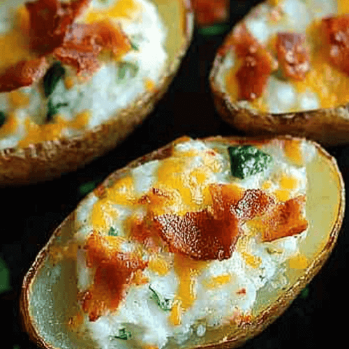 Jalapeno Popper Potato Skins
