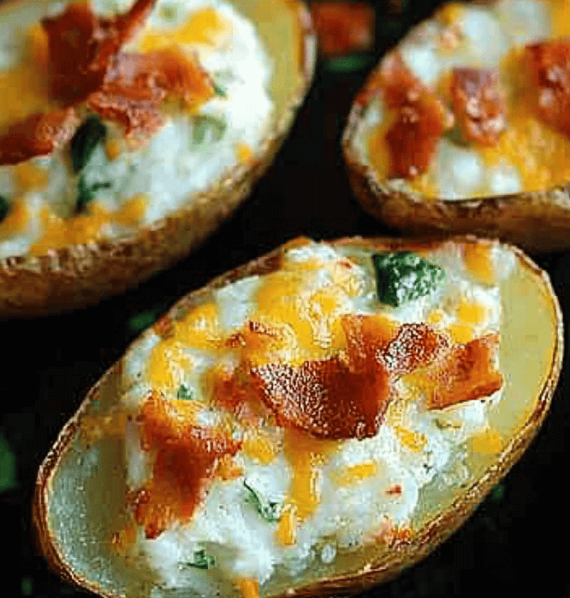 Jalapeno Popper Potato Skins