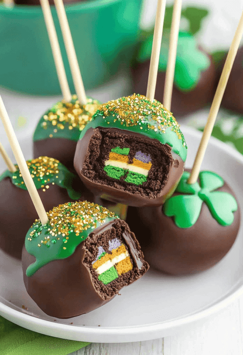 Leprechaun Oreo Pops