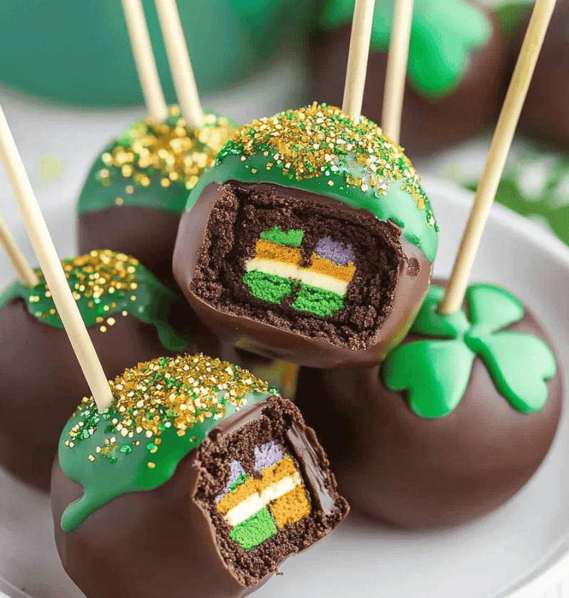 Leprechaun Oreo Pops