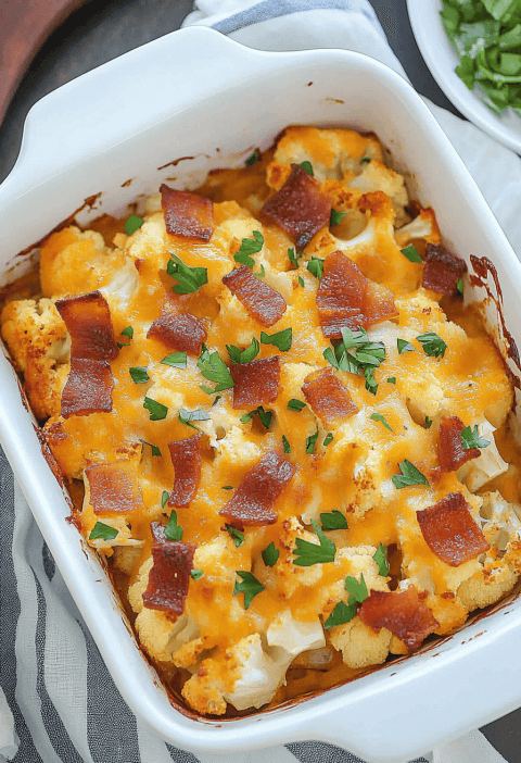 Loaded Cauliflower Bake