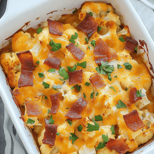 Loaded Cauliflower Bake