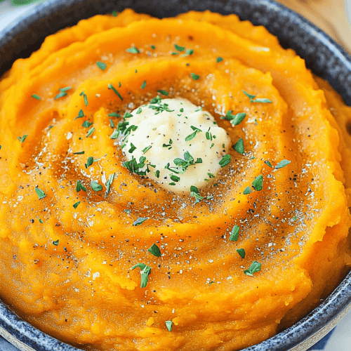 Maple Mashed Sweet Potatoes