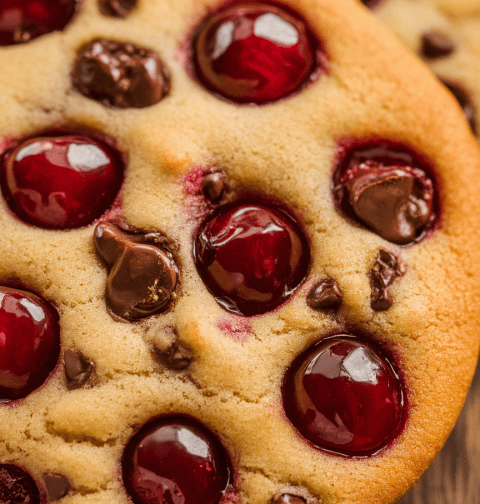 Maraschino Cherry Chip Cookies Recipe