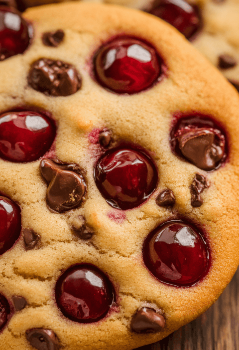 Maraschino Cherry Chip Cookies Recipe