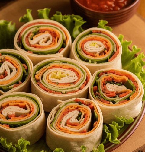 Mexican Chicken Pinwheels