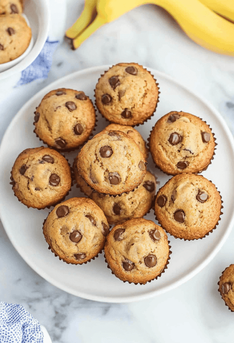 Mini Banana Muffins