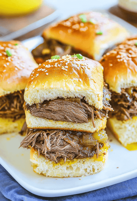 Mississippi Pot Roast Sliders