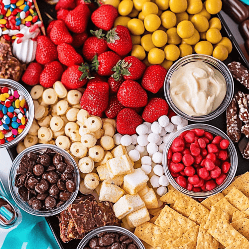 Movie Night Snacks Board