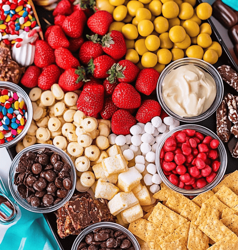 Movie Night Snacks Board