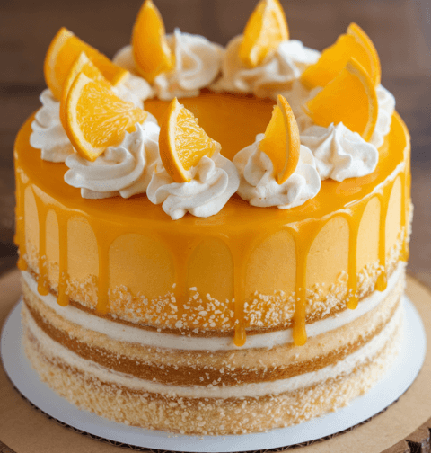 Orange Creamsicle Cake
