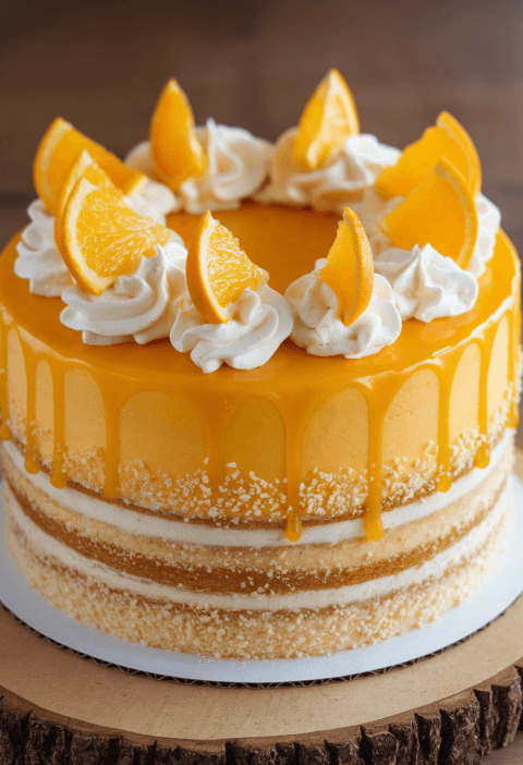 Orange Creamsicle Cake