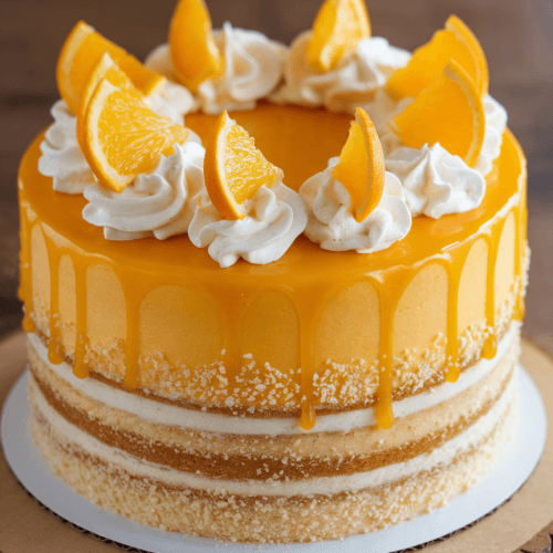 Orange Creamsicle Cake