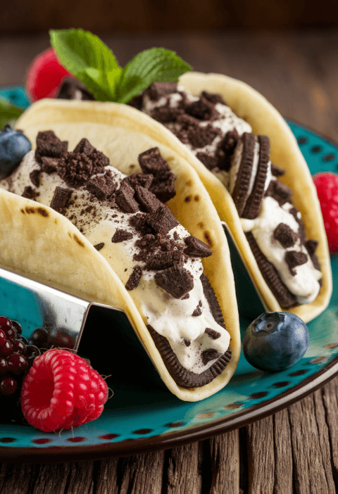 Oreo Cheesecake Tacos Recipe