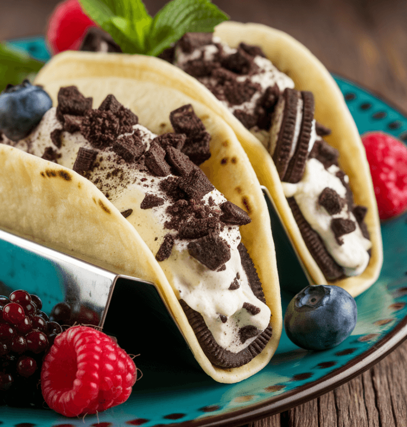 Oreo Cheesecake Tacos Recipe