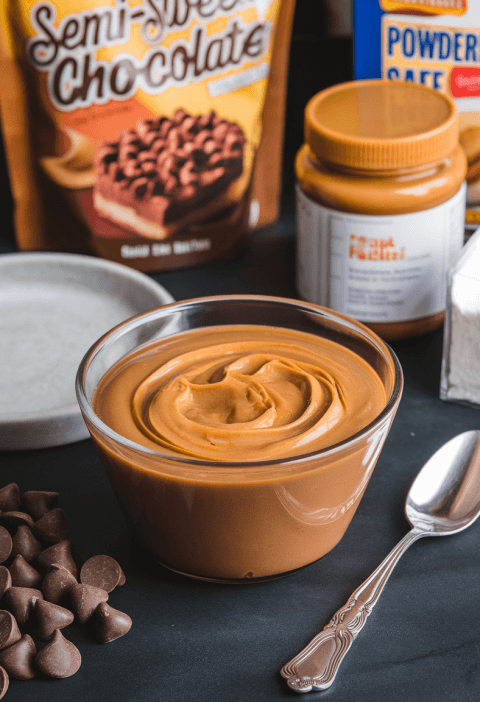 Peanut Butter Microwave Fudge