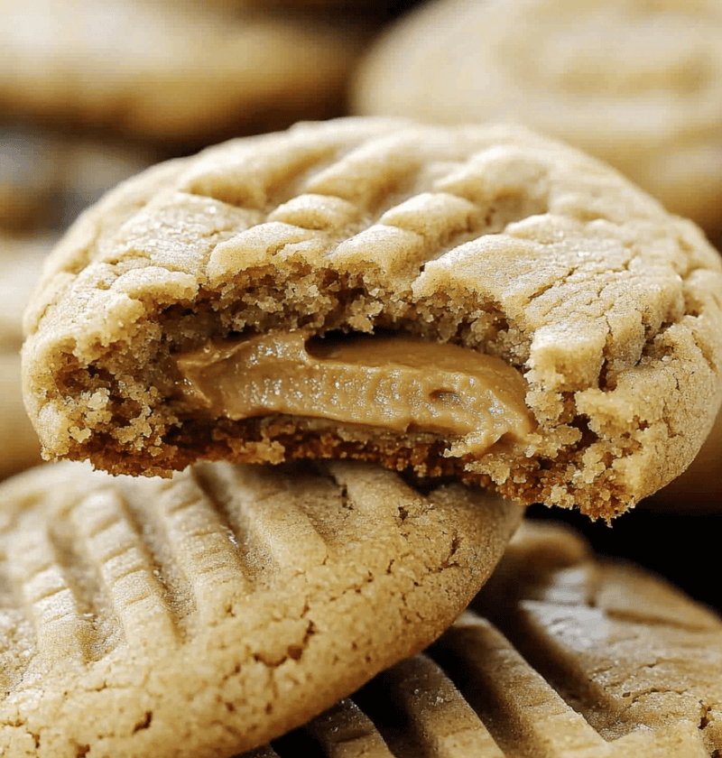Peanut Butter Stuffed Cookies
