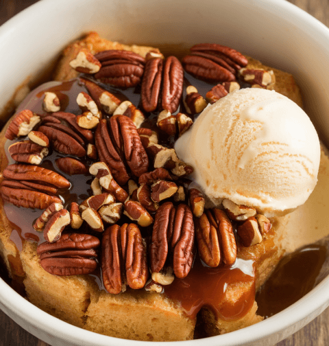 Pecan Pie Bread Pudding
