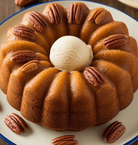 Pecan Upside Down Bundt Cake Recipe
