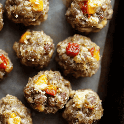 Pimento Cheese Sausage Balls