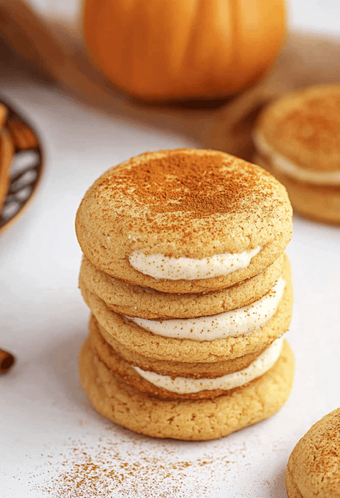 Pumpkin Cheesecake Cookies