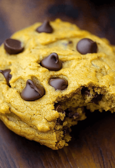Pumpkin Chocolate Chip Cookies