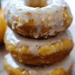 Pumpkin Donuts With Maple Glaze