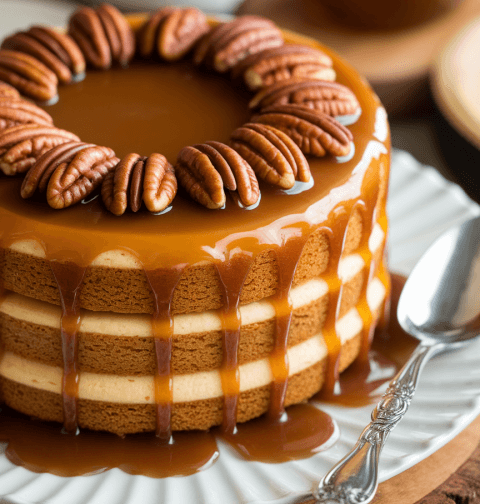 Salted Caramel Kentucky Butter Cake