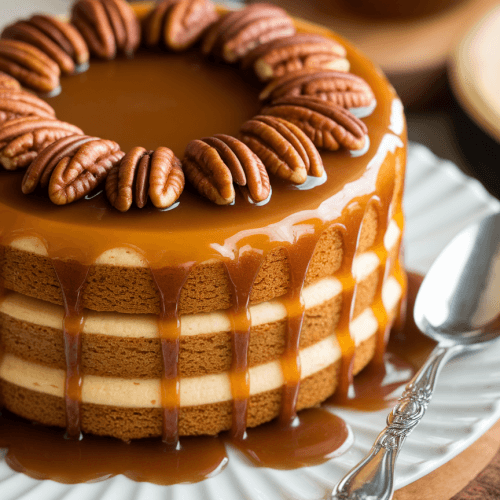 Salted Caramel Kentucky Butter Cake