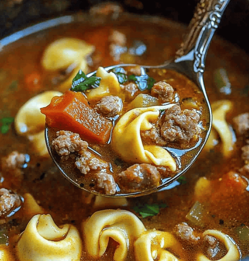 Sausage Tortellini Soup
