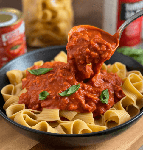 Savory Symphony Pappardelle