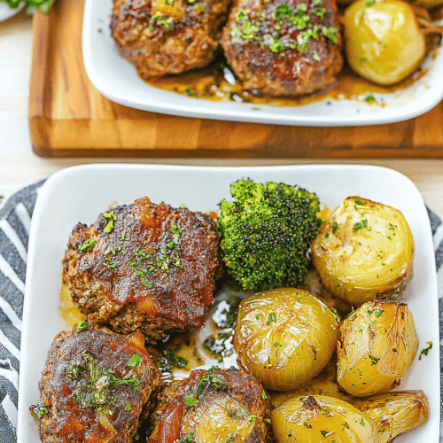 Sheet Pan Meatloaf Dinner