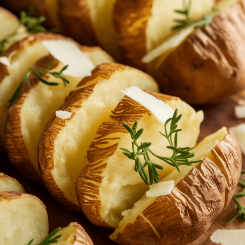 Sliced Baked Potatoes