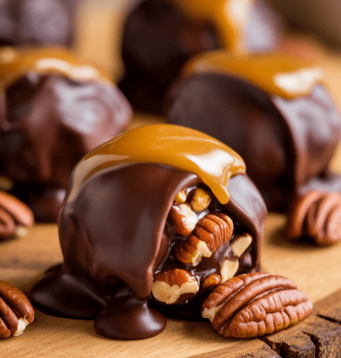 Slow Cooker Chocolate Turtles 2