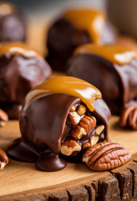 Slow Cooker Chocolate Turtles 2