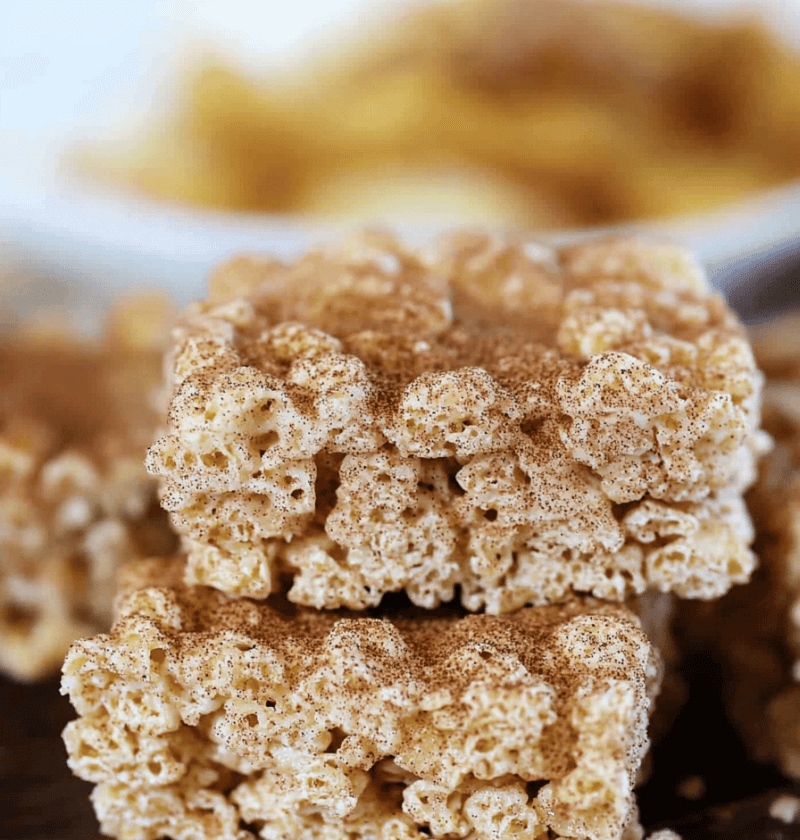 Snickerdoodle Rice Krispies Treats