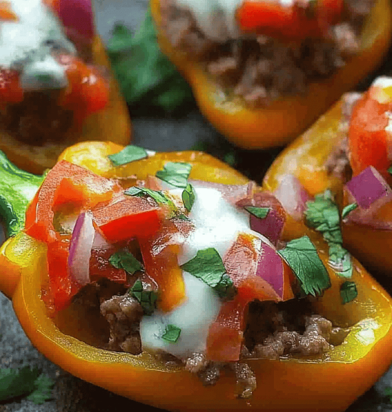 Taco Stuffed Mini Peppers
