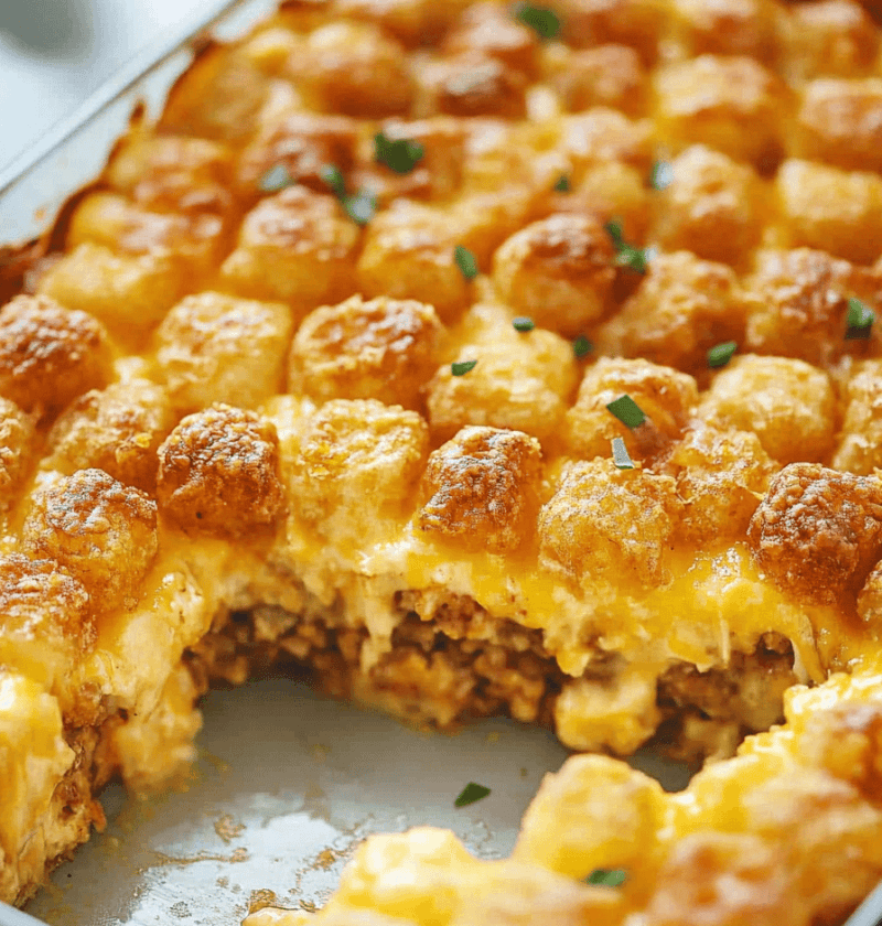 Tater Tot Breakfast Casserole