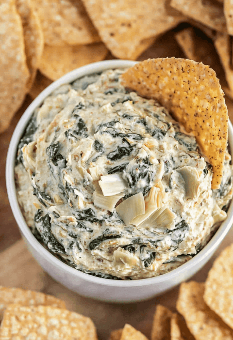 The Best Spinach Artichoke Dip